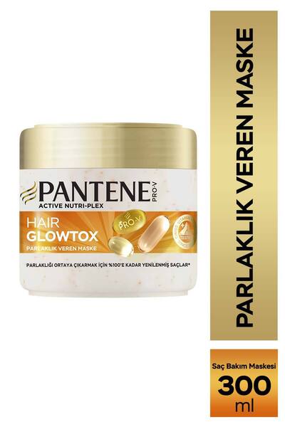Pantene Hair Glowtox Parlaklık Veren Saç Maskesi, Mat ve Yıpranmış Saçlar İçi...
