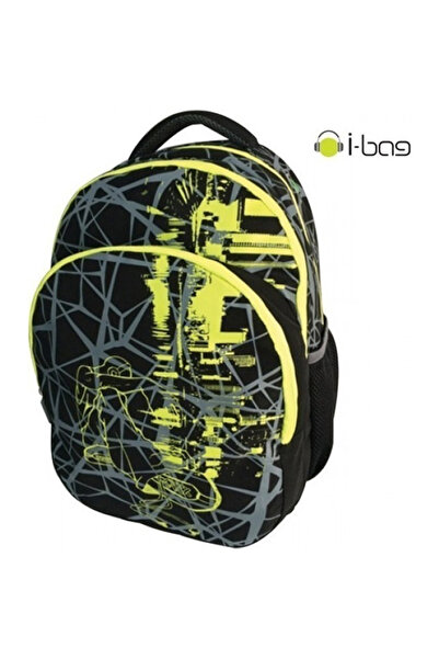 İBAG Εφηβικό Μαύρο Σακίδιο Πλάτης I-Bag (378665)