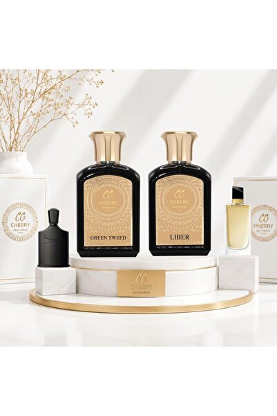 Cherry مجموعة الأناقة العصرية |   عطر جرين تويد 75 مل + عطر واي ليبر 75 مل
