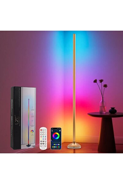 Triple ksa مصباح أرضي RGB - إضاءة زاوية LED يتم التحكم فيها عبر التطبيق وجهاز...