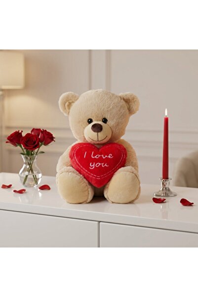 Ornament24 Ursulet de plus cu inima I love you, cadou de Valentine Day sau Dr...