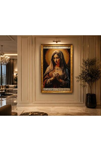 Neşem Halı Boutique TABLO 7 İRAN İPEK DOKUMA İPEK SAÇAK HEDİYELİK TABLO HALIMIZ