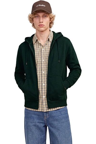 Jack & Jones JACK &JONES Bradley Φούτερ με κουκούλα και φερμουάρ - 12249342-Σ...