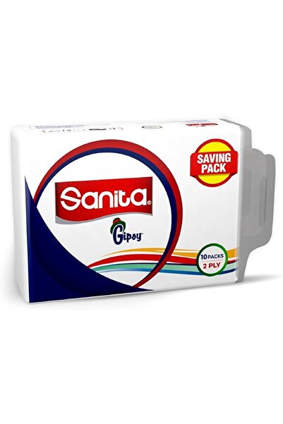Sanita Club Sanita Gipsy Facial Tissue 10 packs 2 ply 1300 sheet - White