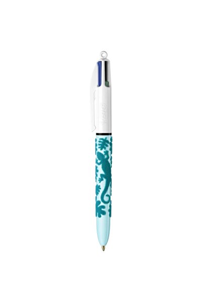 Bic 4 Χρώματα Βελούδινο Μπλε Στυλό (9672771-2)