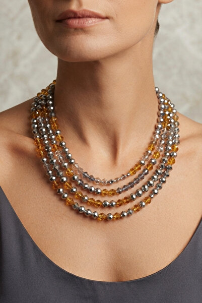 PETEK AKSESUAR Shining Crystal Multi Pendant