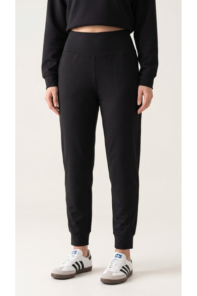 PANDO CASUAL WEAR KADIN DALGIÇ YÜKSEK BEL JOGGER CEPLİ ESNEK TAYT
