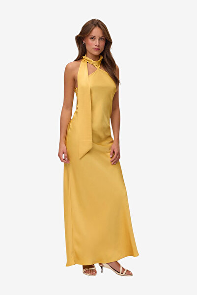 Vero Moda Women's VMADIBAH Halterneck Maxi Dress