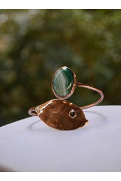Stoneage Agate Stone Design Bracelet - Green -