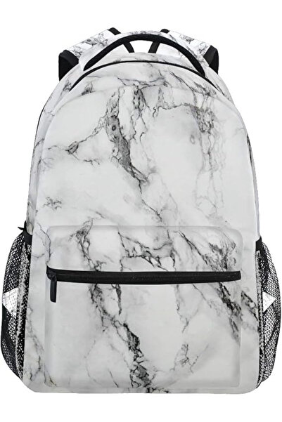 OEM Rucsac alb robust, impermeabil, pentru școală, călătorii, fitness 40.6 x ...