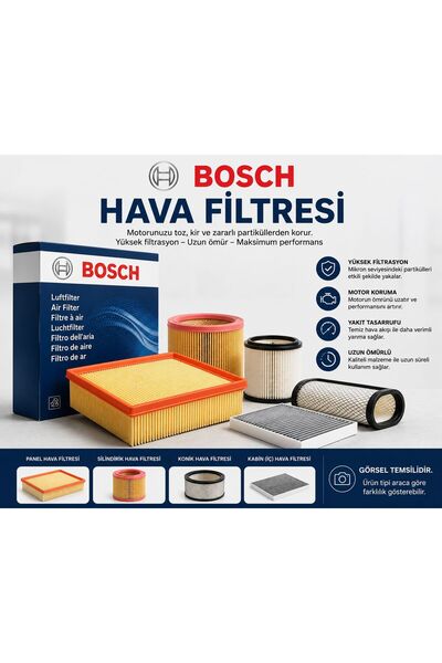 Bosch Honda Civic VII 1.6 iES 110 HP Hava Filtresi 2001-2005