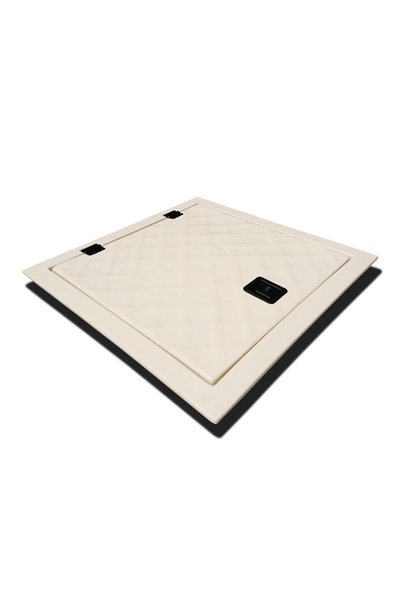 Zemine Geçme Makine Dairesi Kapağı 90X90 Cm-Açık Bej