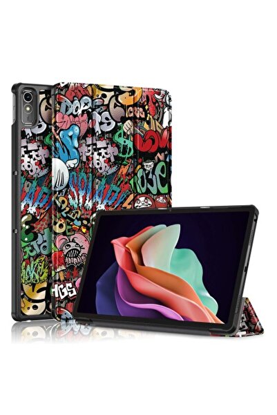 OEM Θήκη Τριπλής Αναδίπλωσης με Στήριγμα για Lenovo Tab P11 Gen 2 - Graffiti