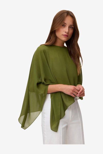 Vero Moda Women's VMADALYN Cape Woven Top