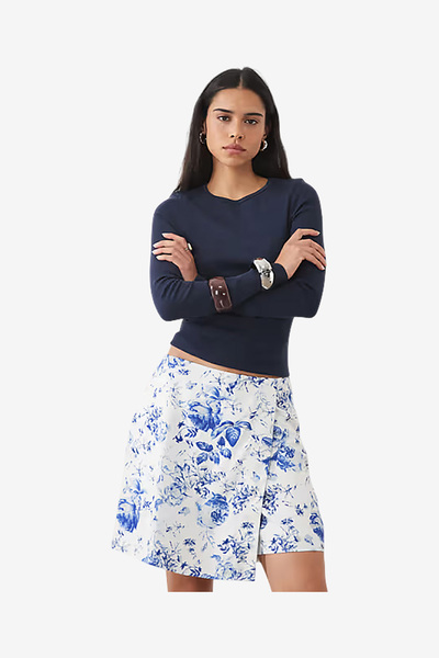 Vero Moda Women's VMELLA Mid-Waist Skort Woven