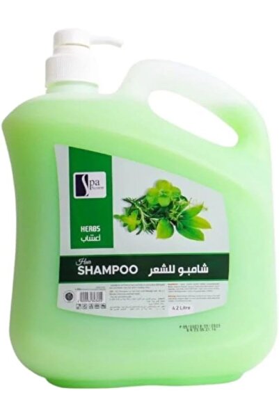Spa System شامبو عشبي للشعر، تركيبة تنظيف وتغذية عميقة، 4.2 لتر