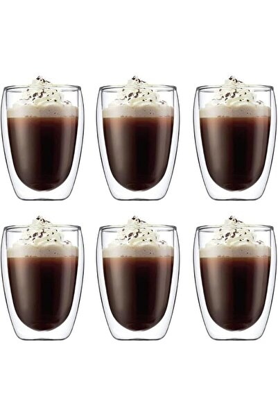 GENERAL Double Wall Glasses for Coffee/Tea, Espresso Shot Glass Cup, Set of 6...