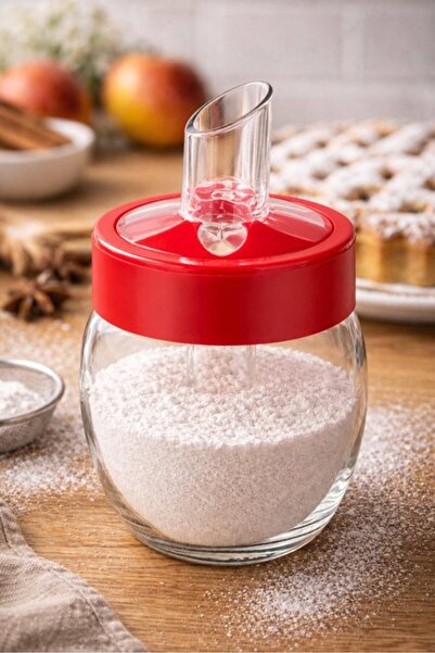 Sarina Glass Cam Toz Şeker Dispenseri 210 cc