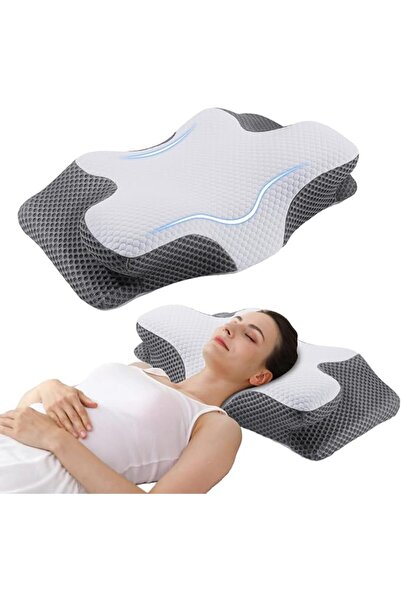 GENERAL 2 in 1 Memory Foam Pillow | Ergonomic Cervical Neck Support Pillow | ...