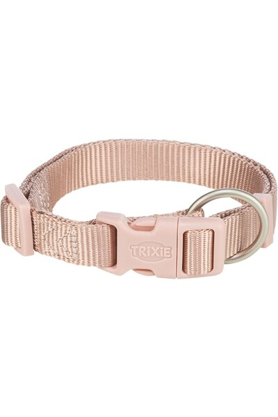 Trixie Guler Premium, Roz pudră, Mărimea 2 M-L: 35-55 cm/20 mm