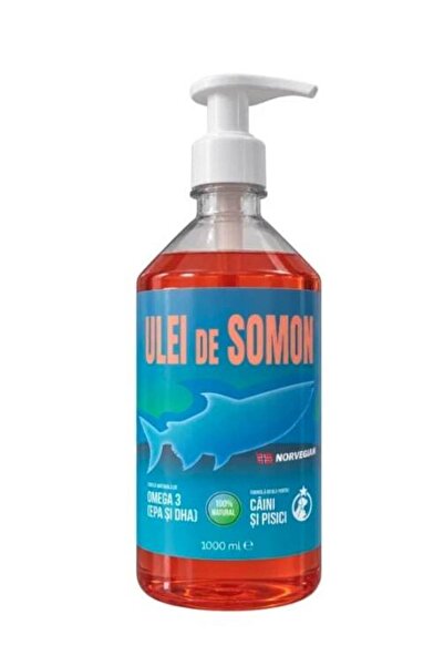 BistriVet Ulei de somon norvegian, pentru caini si pisici, 1 L