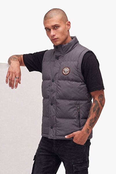 Bad Bear Hornet Vest Man Asphalt Outerwear 26.02.17.002-c118