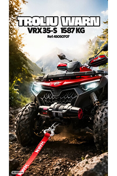warn VRX 35-S WINCH 3500 LBS (1587 KG) / 15.2M SYNTHETIC CABLE
