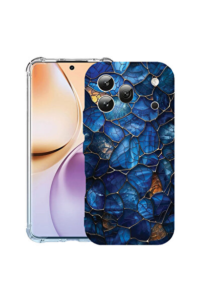 bestcase ®   Αντικραδασμική Θήκη για Honor 600 Pro, Φλοράλ - Βιτρό Ορτανσία, ...