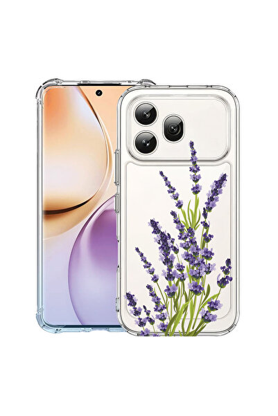 bestcase ®   Αντικραδασμική Θήκη για Honor 600, Φλοράλ - Πρεσαριστό Λεβάντα, ...