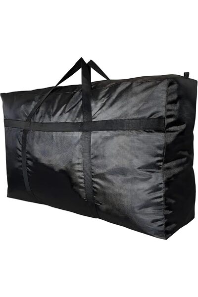 JOYZZZ Moving Bags, 154L Black Foldable Duffle Extra Large Storage Bag, Oxfor...