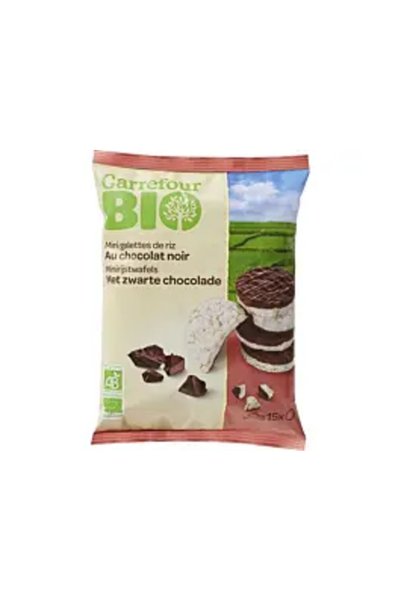 Carrefour Bio Mini prăjituri de orez cu ciocolată 60g