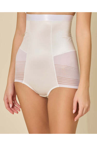 REDTAG Women White High-Waist Tummy-Control Shapewear Brief