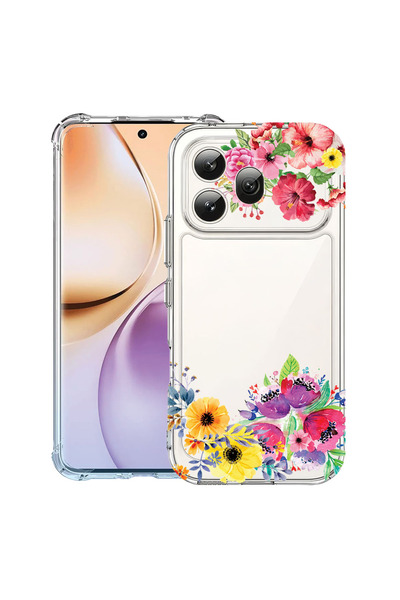 bestcase ®   Противоударен калъф за Honor 600, Цветя, 3159975 AS 56