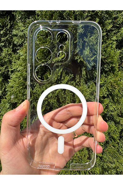 Deppo Trend Tecno Camon 50 Uyumlu Kılıf İnce Sert Sararmaz Magsafe Kamera Kor...