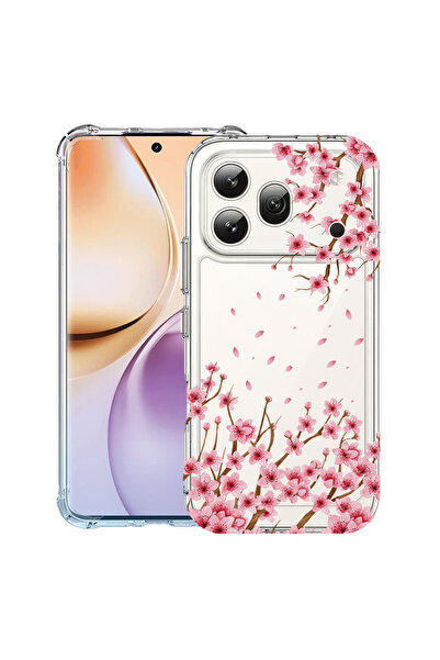 bestcase Έξυπνος ®   Αντικραδασμική Θήκη για Honor 600 Pro, Φλοράλ - Ροζ Άνθο...