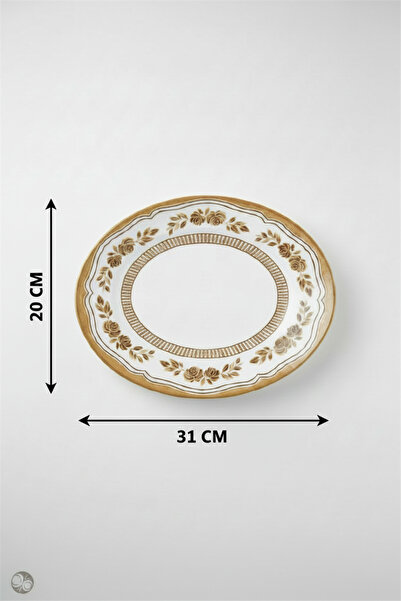 rinart Ellips Oval Kayık Tabak 31cm Digital Salda