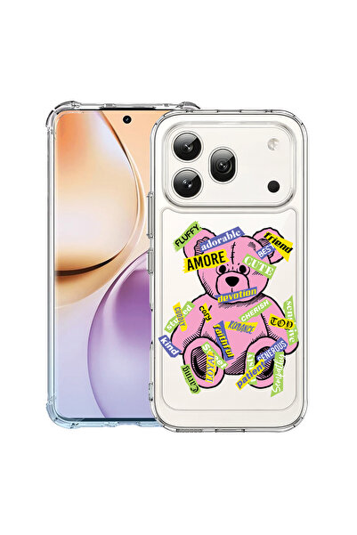 bestcase Έξυπνος ®   Αντικραδασμική Θήκη για Honor 600 Pro, Αρκουδάκι Αμούρ, ...