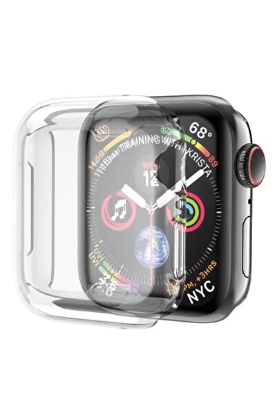 OEM Θήκη σιλικόνης TPU για Apple Watch Series 9 / 8 / 7 45mm - Διάφανη