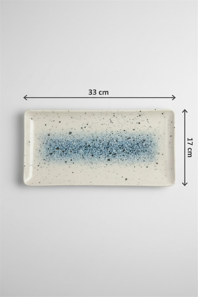 rinart Flora Ορθογώνιο Πιάτο Καγιάκ 33X17εκ. Digital Splash