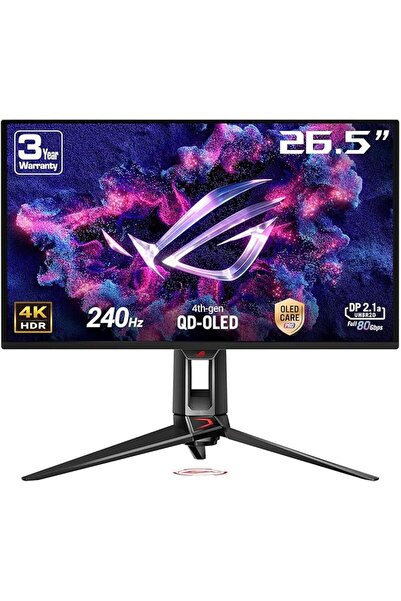 Asus ZenFone 5 شاشة ألعاب ROG Swift OLED PG27UCDM - 27 بوصة (26.5 بوصة للعرض)...