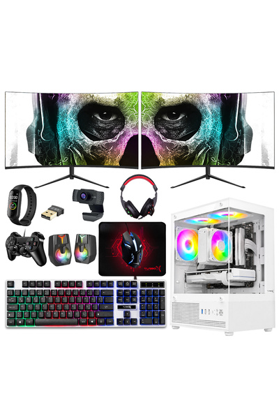 TURBOX Tx9551 i5 4440 16GB Ram 256GB SSD 4GB GT740 23.8" DUAL Curved Masaüstü...