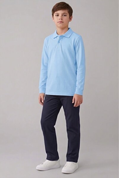 NACAR STORE Unisex Children's 2-Piece Combination Long Sleeve Polo Collar T-S...