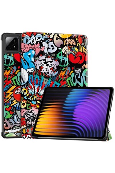 OEM Θήκη Τριπλής Αναδίπλωσης για Xiaomi Pad 7 Pro / Pad 7 - Γκράφιτι