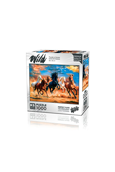 Ks Games Thunder of Horses 1000 Parça Puzzle