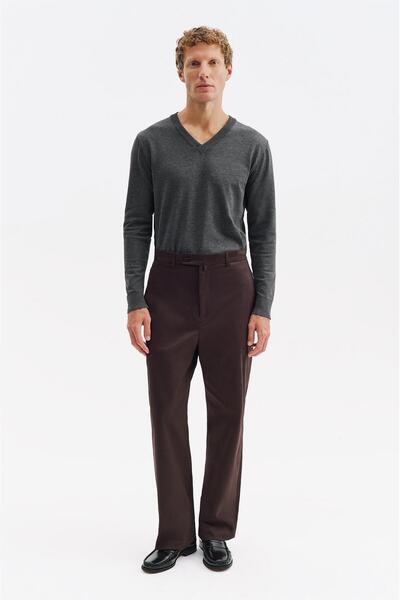 GIESTO basic™ GABARDIN CHINO KAHVERENGİ PANTOLON