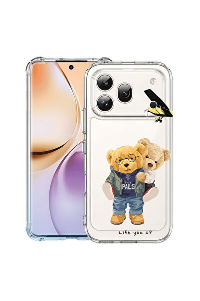 bestcase ®   Αντικραδασμική Θήκη για Honor 600 Pro, Αρκουδάκι Στήριξέ με, 315...