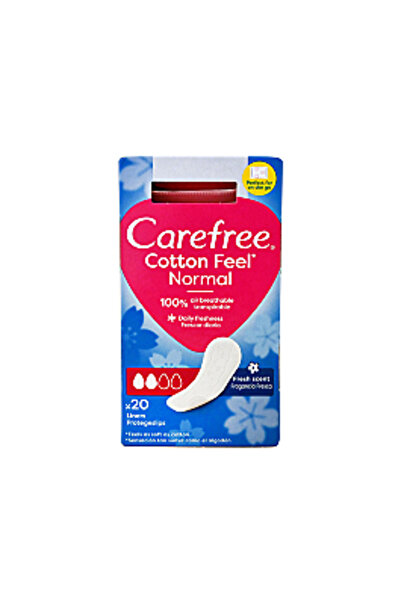 Carefree Protej-slipuri zilnice cu senzație de bumbac - Normal, 20 bucăți