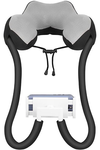 AZONEE Neck Phone Holder, Lazy Gooseneck Phone Pillow Holder Bracket, 360° Ro...