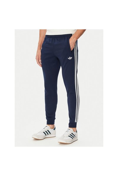adidas Pantaloni de trening pentru bărbați KE1688 Albastru închis