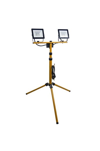 Solplant Proiector de lucru, LED SMD, cu trepied, 2x30 W, 2x2400 lm, IP65